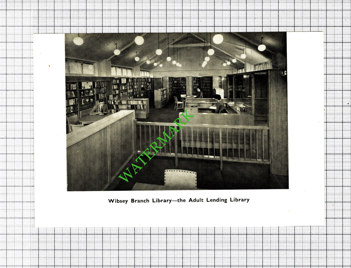 Wibsey Library Bradford Yorkshire - 1957 Cutting