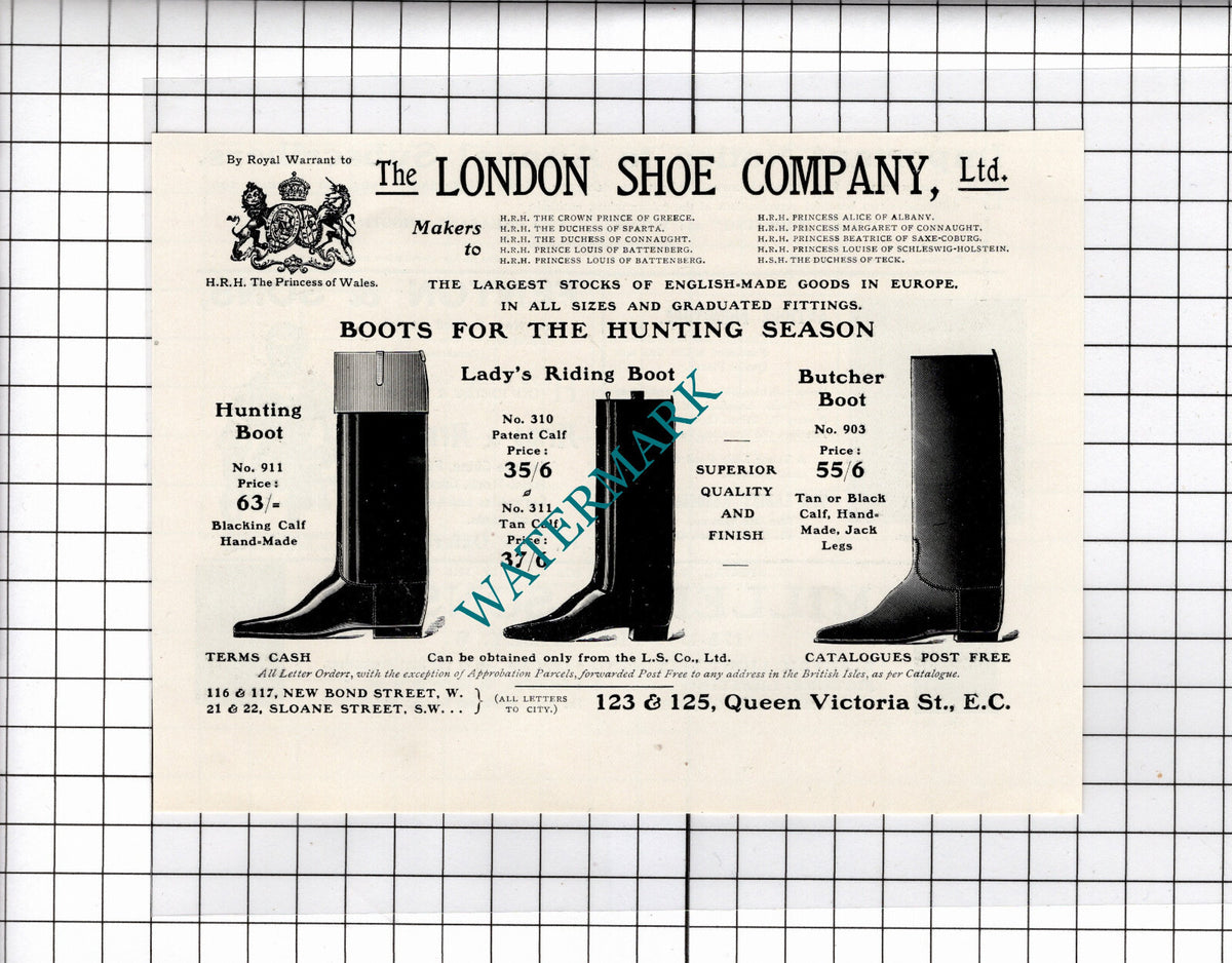 The London Shoe Company Ltd - 1904 Small Advert