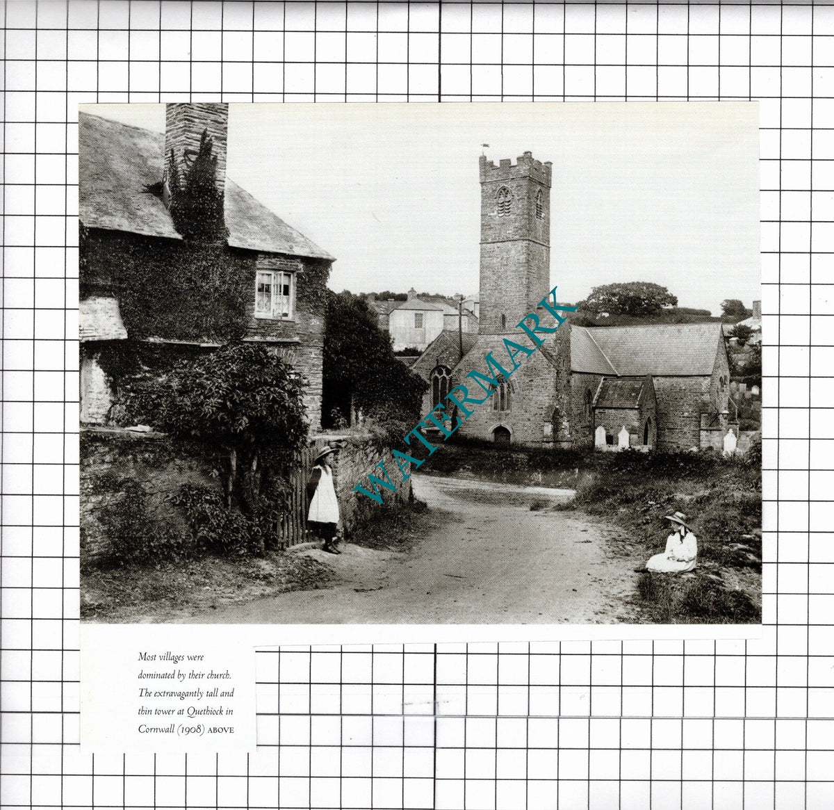 Quethiock Cornwall Church - Cutting