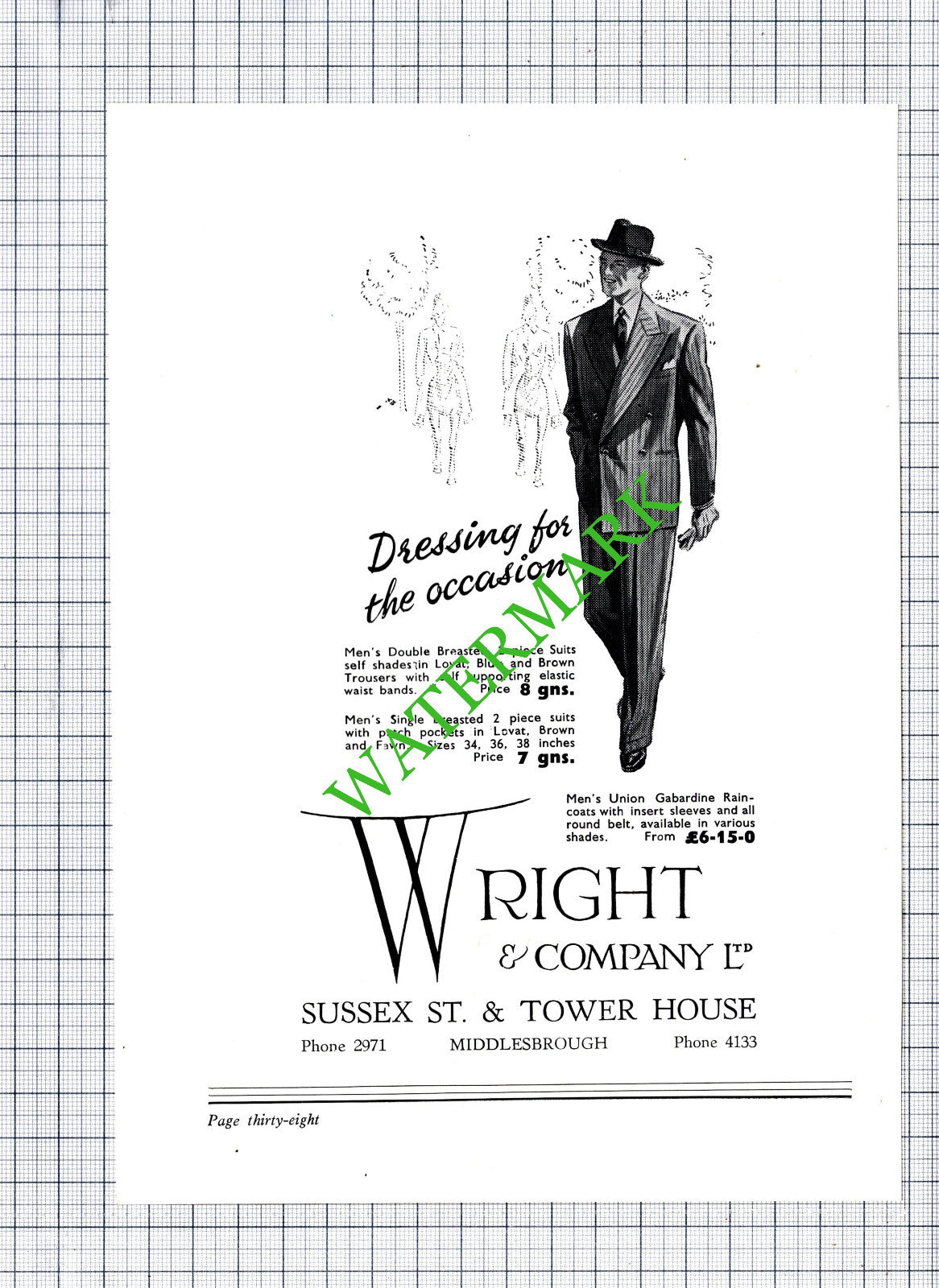 Wright & Company Ltd Middlesbrough Advert - 1953 Cutting