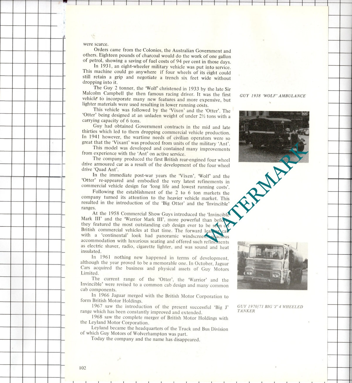 Guy Motors Ltd Wolverhampton Sydney Guy - 1979 Article