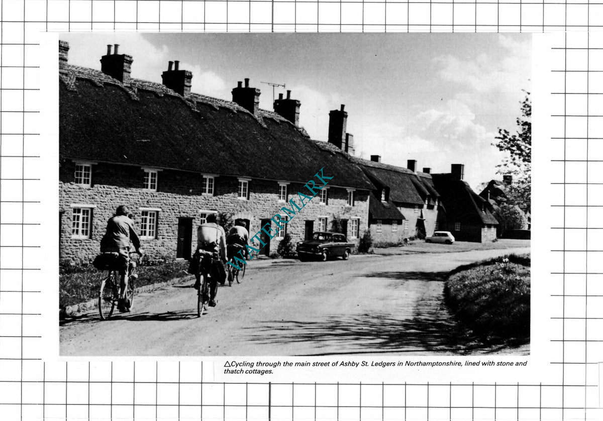 Ashby St Ledgers Northamptonshire Cottages - 1980 Cutting / Print