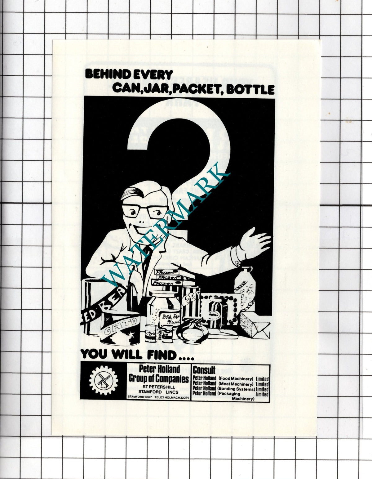 Stapleford Park Melton Mowbray / Peter Holland Stamford Lincolnshire 1974 Advert