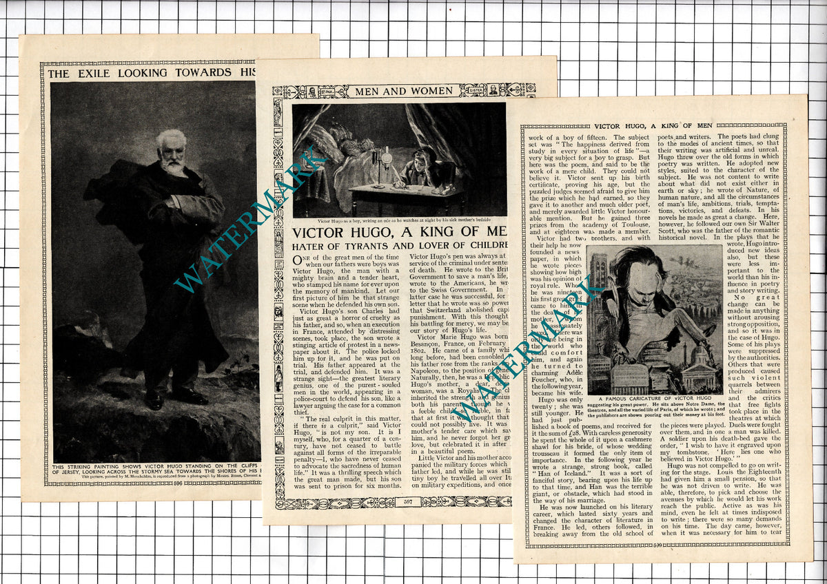 Victor Hugo - c.1930's Article