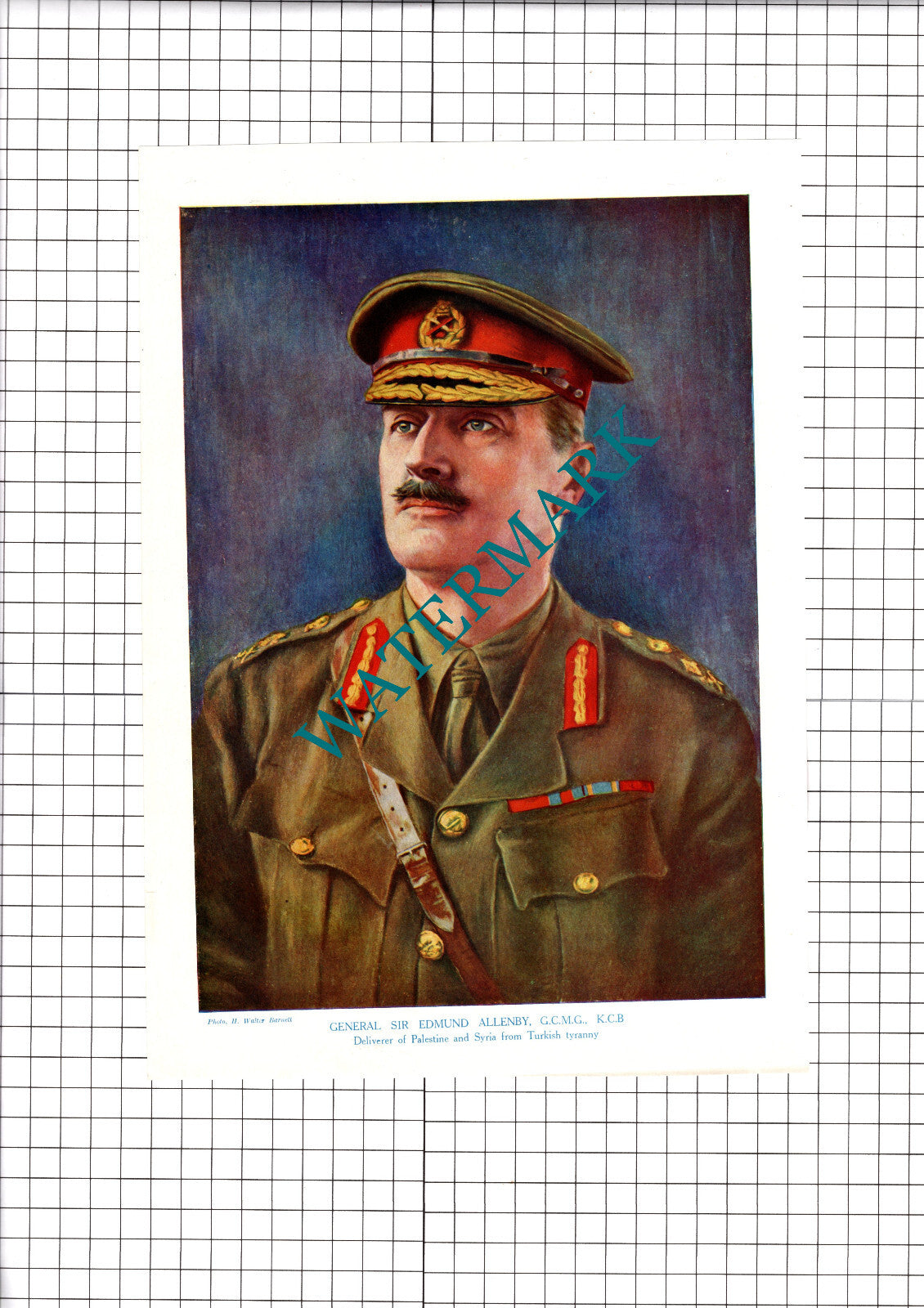 General Sir Edmund Allenby Great War WW1 - c.1918 Print