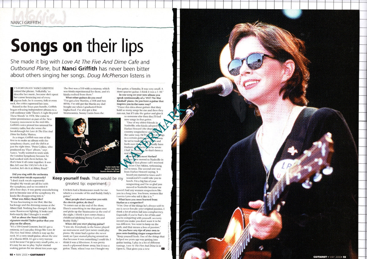 Nanci Griffith - 2000 Article
