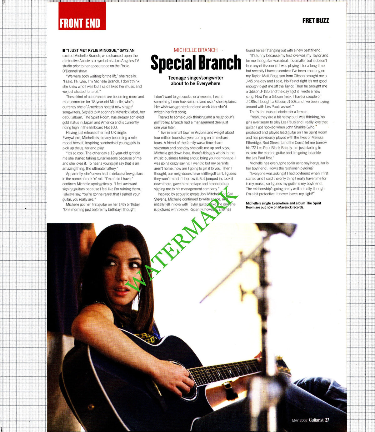Michelle Branch Singer - 2002 Cutting