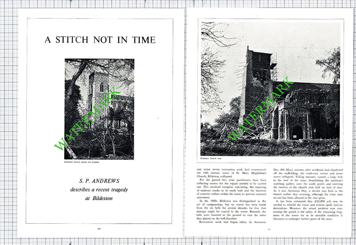 Bildeston Church - 1975 Article