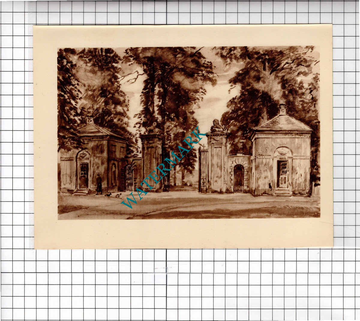 Ramsbury Manor Wiltshire Vincent Lines - c.1949 Clipping / Print