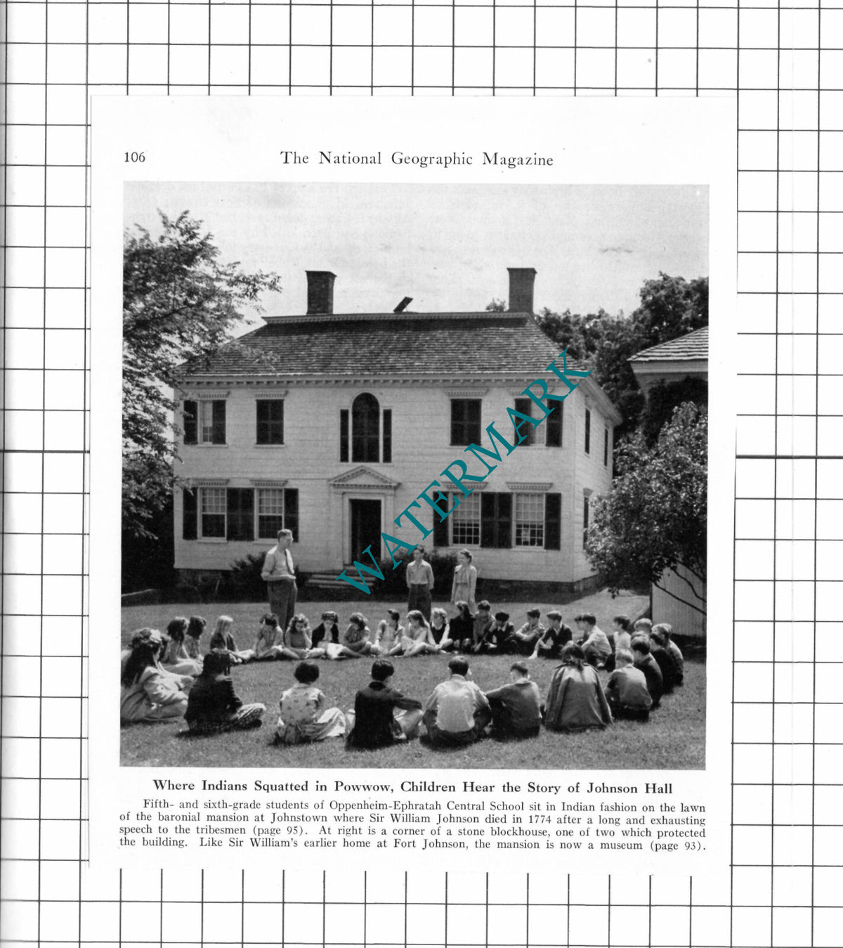 Oppenheim-Ephratah Central School Johnstown USA - 1947 Clipping