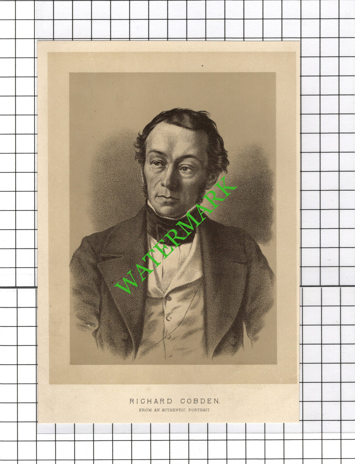 Richard Cobden - 1890's Small Print
