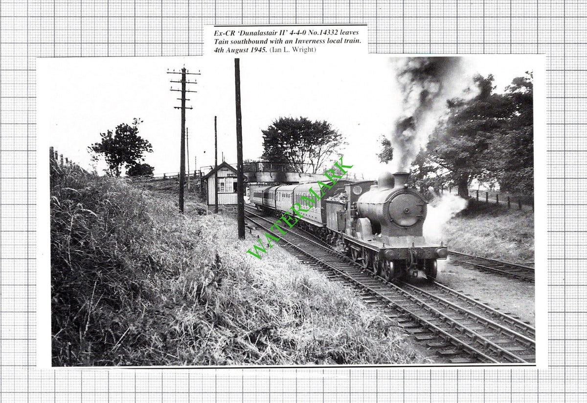 Dunalastair II No 14332 Tain Railway Engine - Cutting