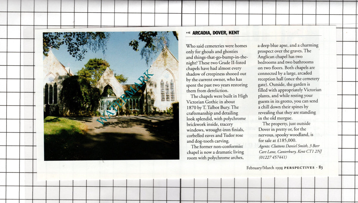 Arcadia Dover Kent - 1998 Sale Advert