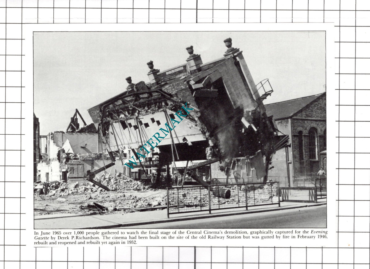 Middlesbrough Central Cinema Demolition - Clipping / Print