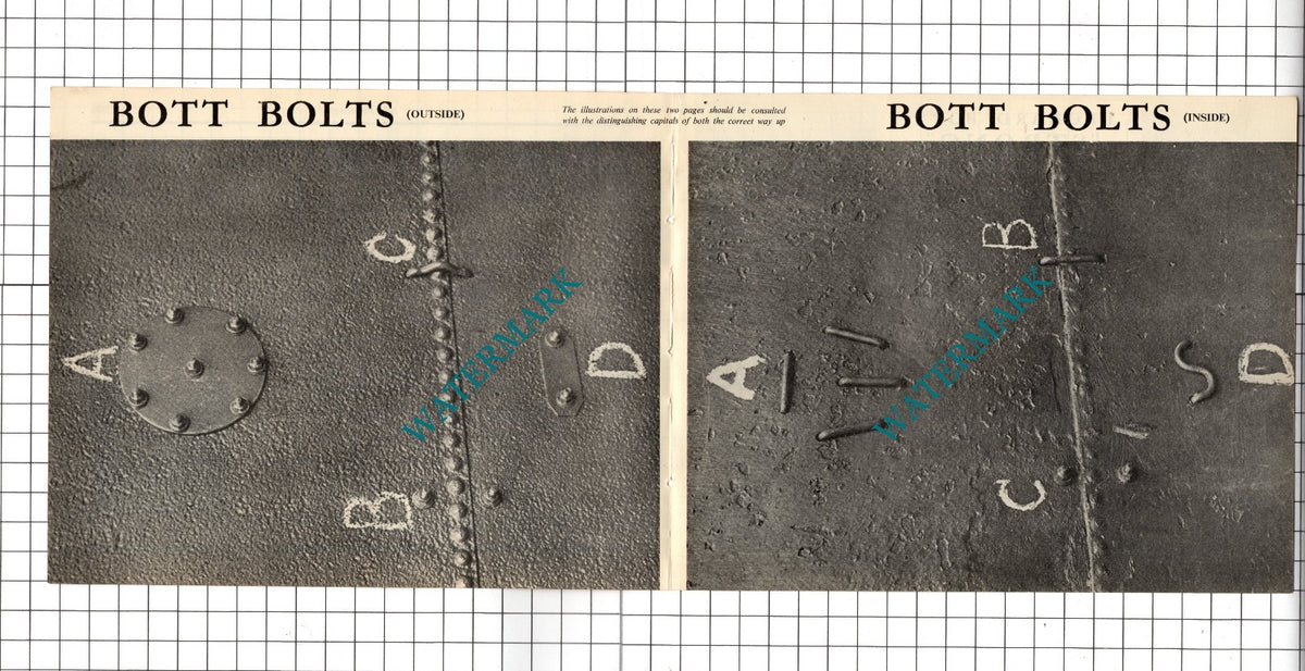 Leonard Bott Ltd 15 Holyhead Road Wellington Salop Bott Bolt -1951 Folded Advert