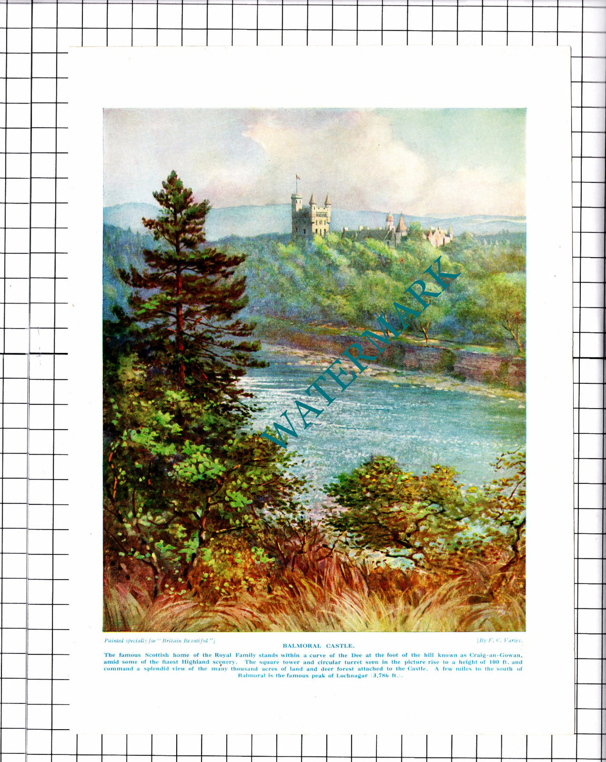 Balmoral Castle - c.1930s Print