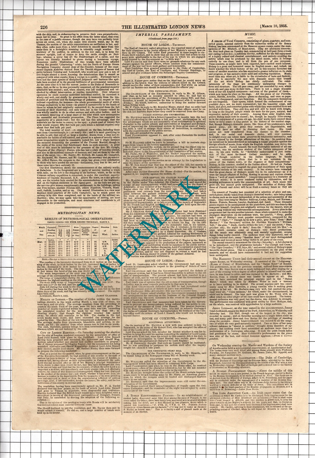 The Navvies At BALACLAVA Railway Works - 1855 Article