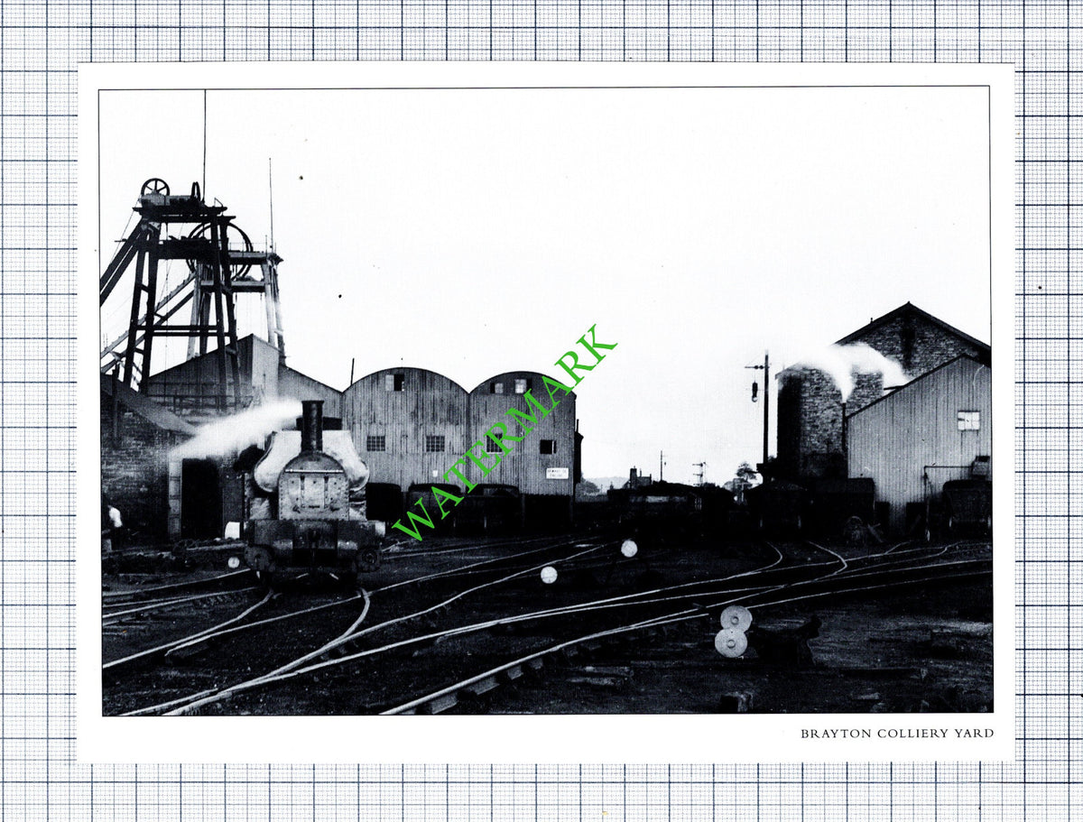 Brayton Colliery Yard Cumbria - Cutting / Print