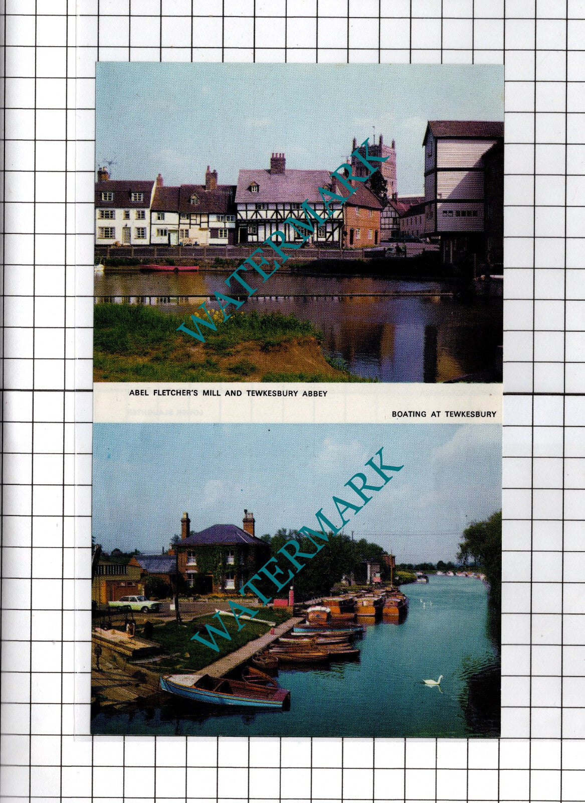 Abel Fletcher's Mill Tewkesbury Gloucestershire - 1970's Cutting