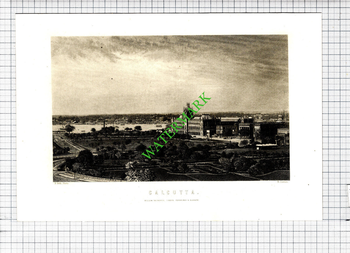 Calcutta - c.1887 Print
