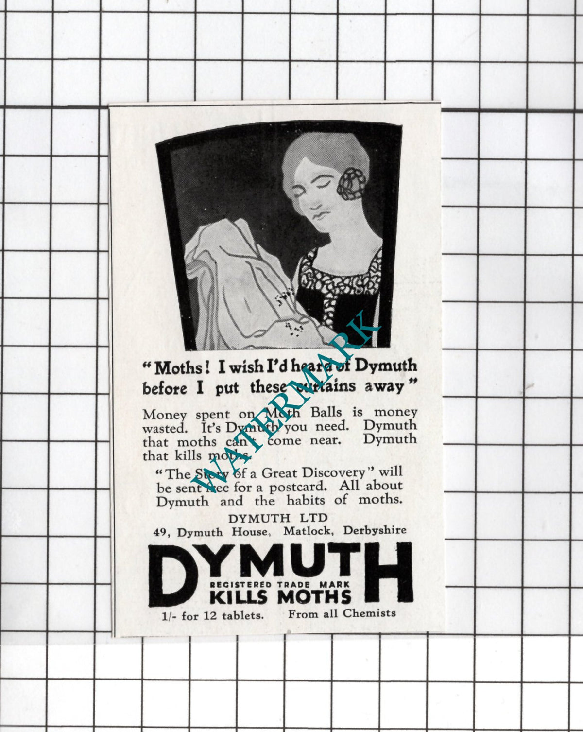 Dymuth Ltd Matlock Derbyshire - 1927 Small Advert