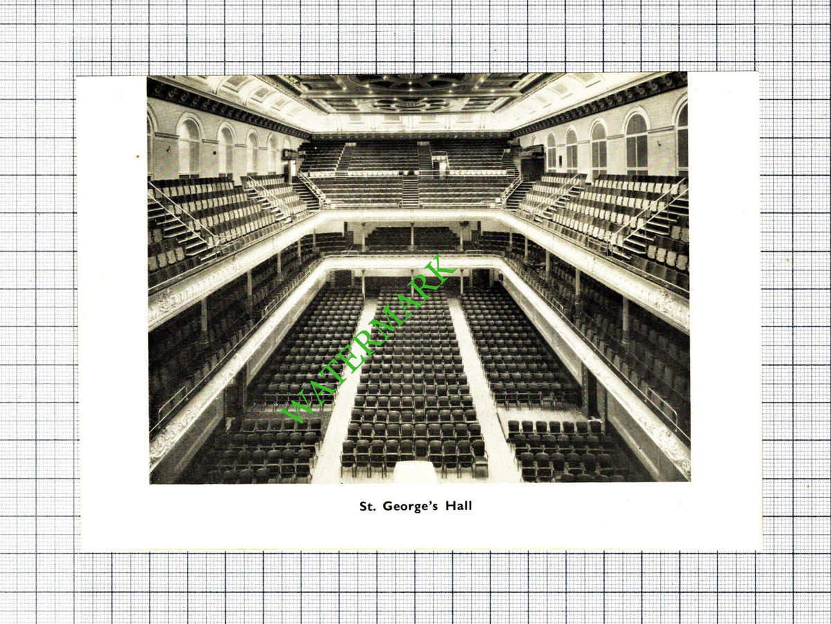 St George's Hall Bradford Yorkshire - 1957 Cutting