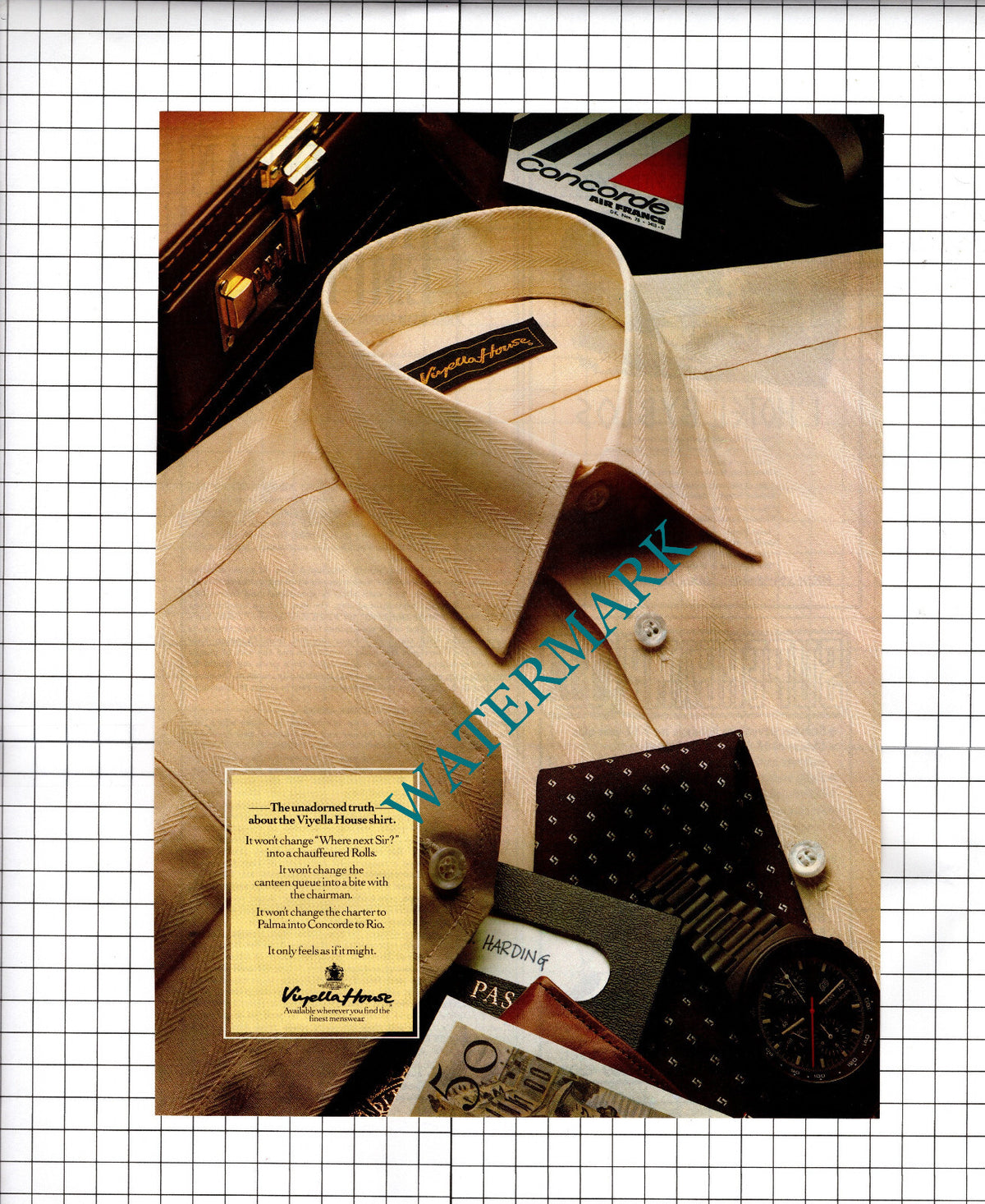 Viyella House VINTAGE ADVERT - 1980