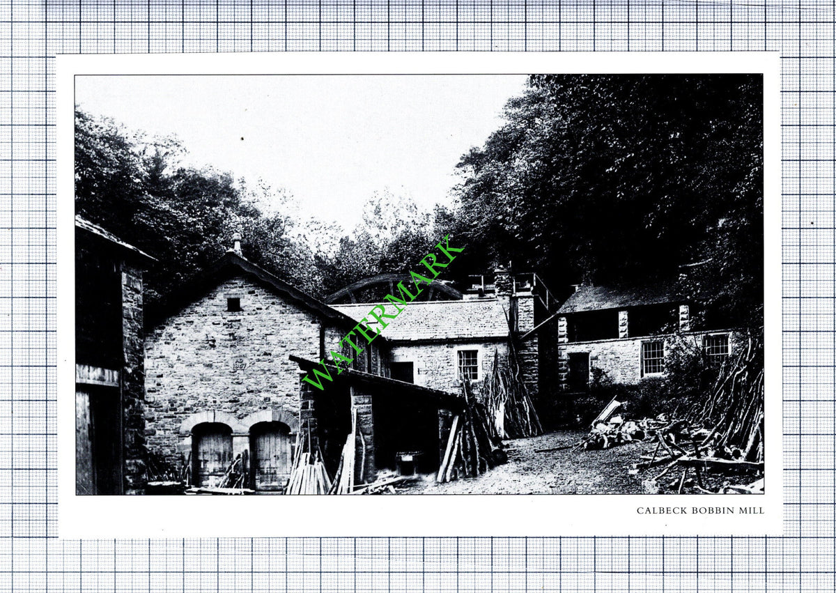 Calbeck Bobbin Mill Cumbria - Cutting / Print