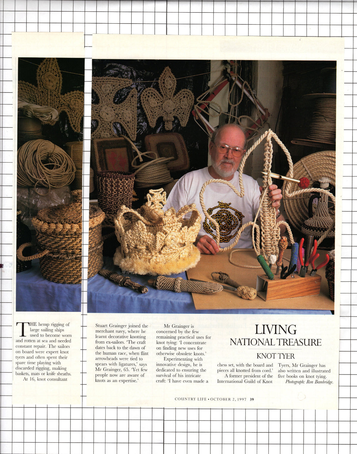 Stuart Grainger Knot Consultant - 1997 Two-Part Cutting