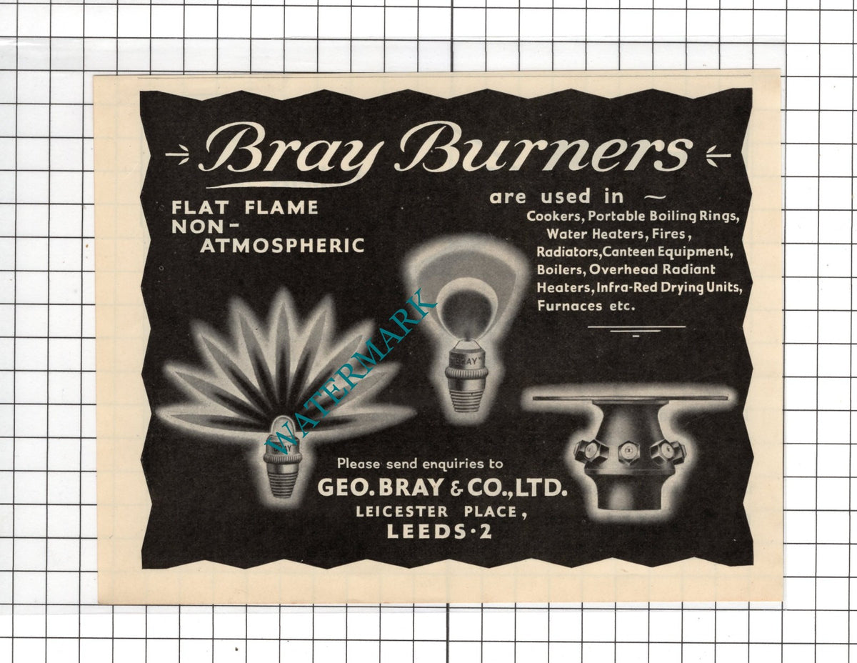 R Russell & Sons Ltd Derby / Geo Bray & Co Ltd Leeds George Bray - 1951 Advert