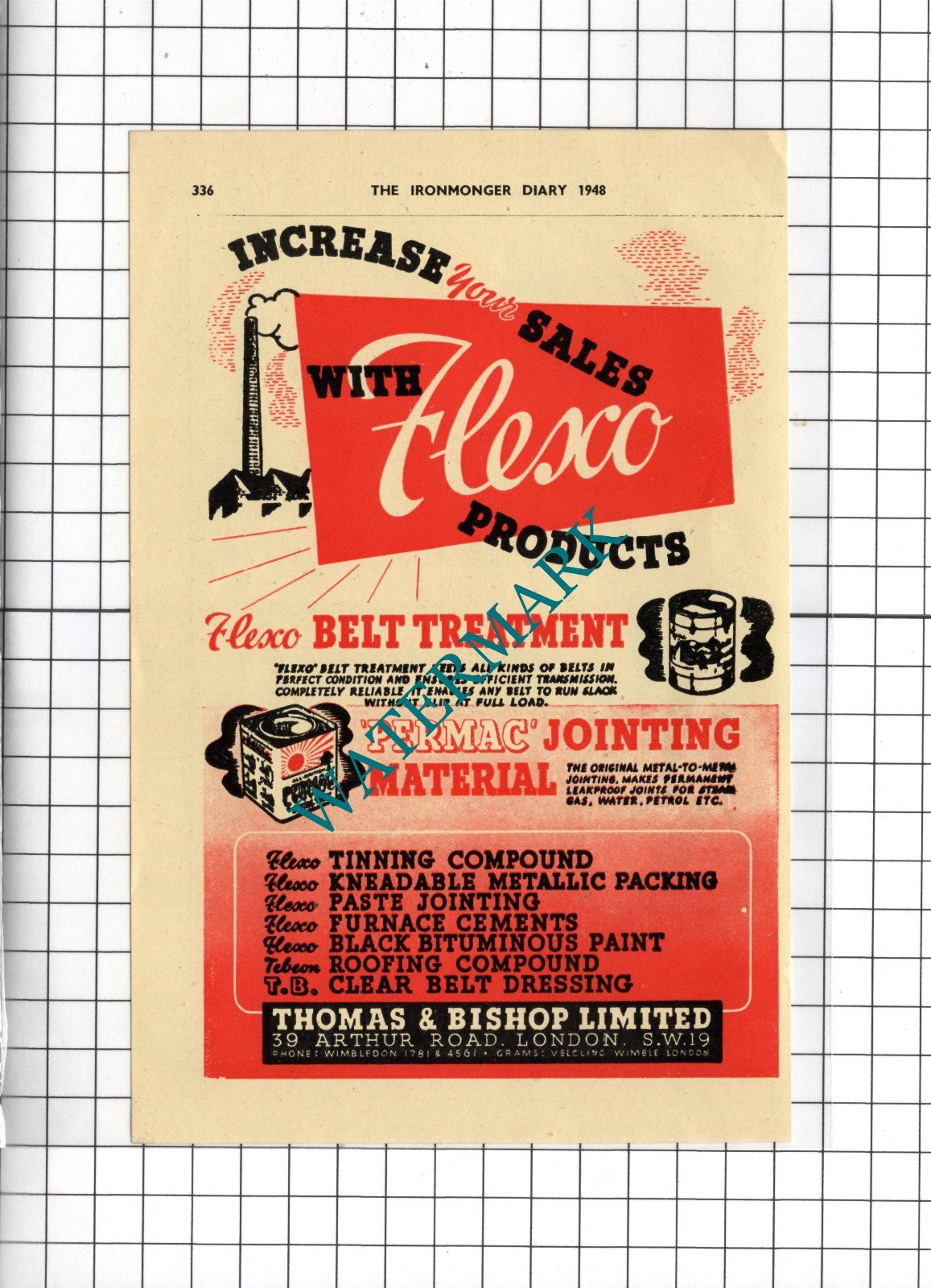 William Dibben and Sons Ltd Southampton / Thomas & Bishop Ltd - 1948 Advert