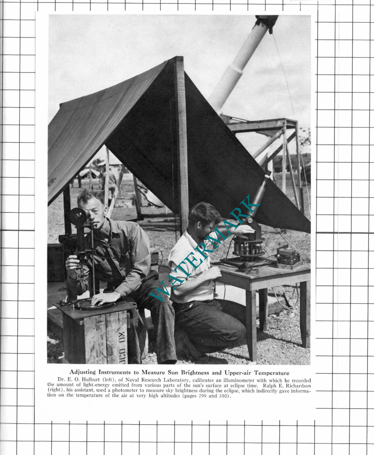 Dr E O Hulburt Naval Research Laboratory Ralph Richardson -1947 Clipping/ Print
