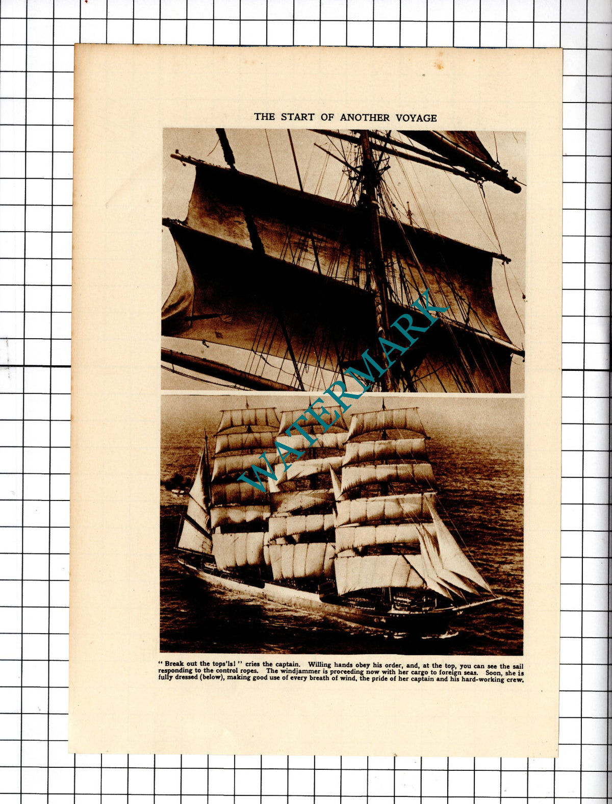 Abraham Rydberg Ship - c.1940's Article