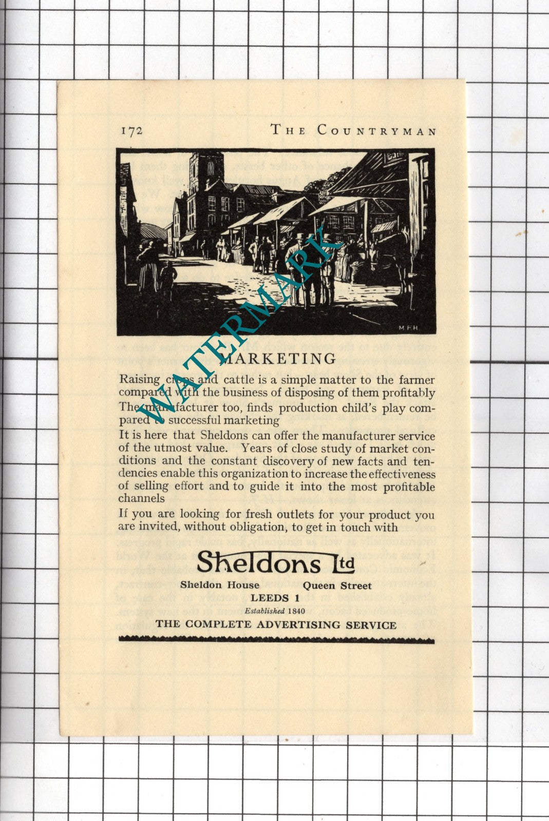 Sheldons Ltd Sheldon House Leeds - 1934 Small Advert