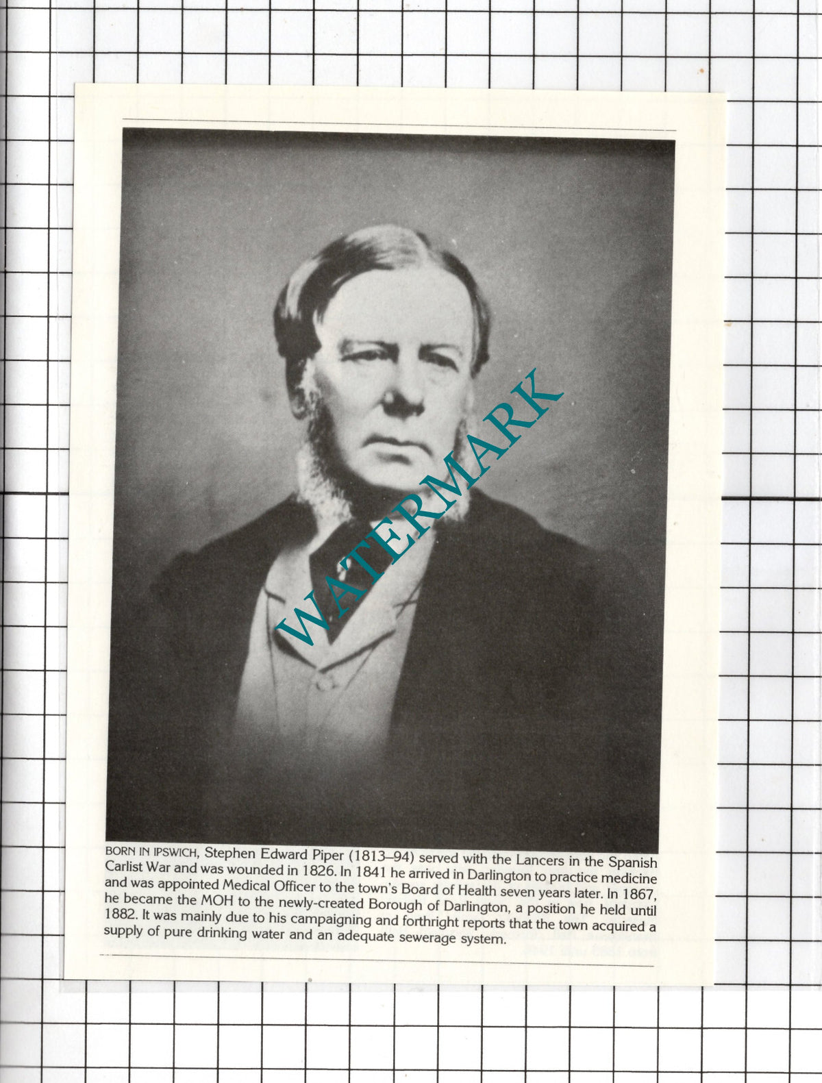 Stephen Edward Piper Ipswich Darlington County Durham - Clipping