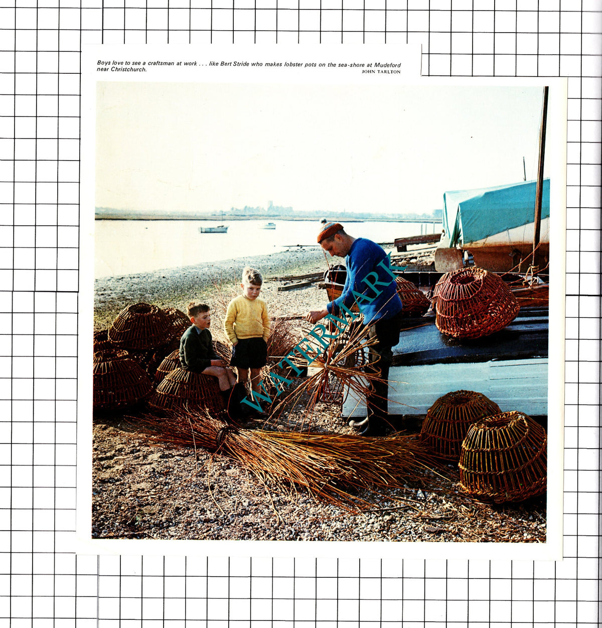 Bert Stride Mudeford Dorset - 1976 Clipping / Print
