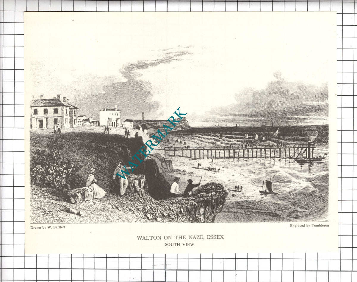 Walton-on-the-Naze Essex W Bartlett - 1973 Print