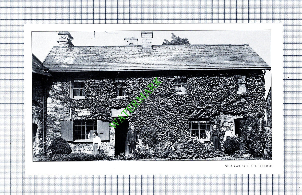 Sedgwick Cumbria Post Office - Cutting / Print