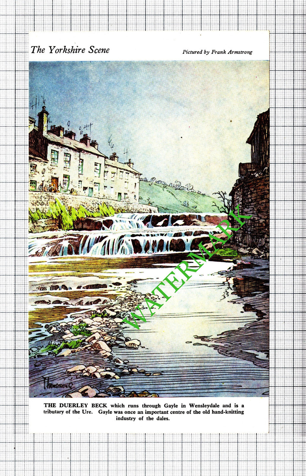 Gayle Yorkshire Duerley Beck - 1962 Cutting