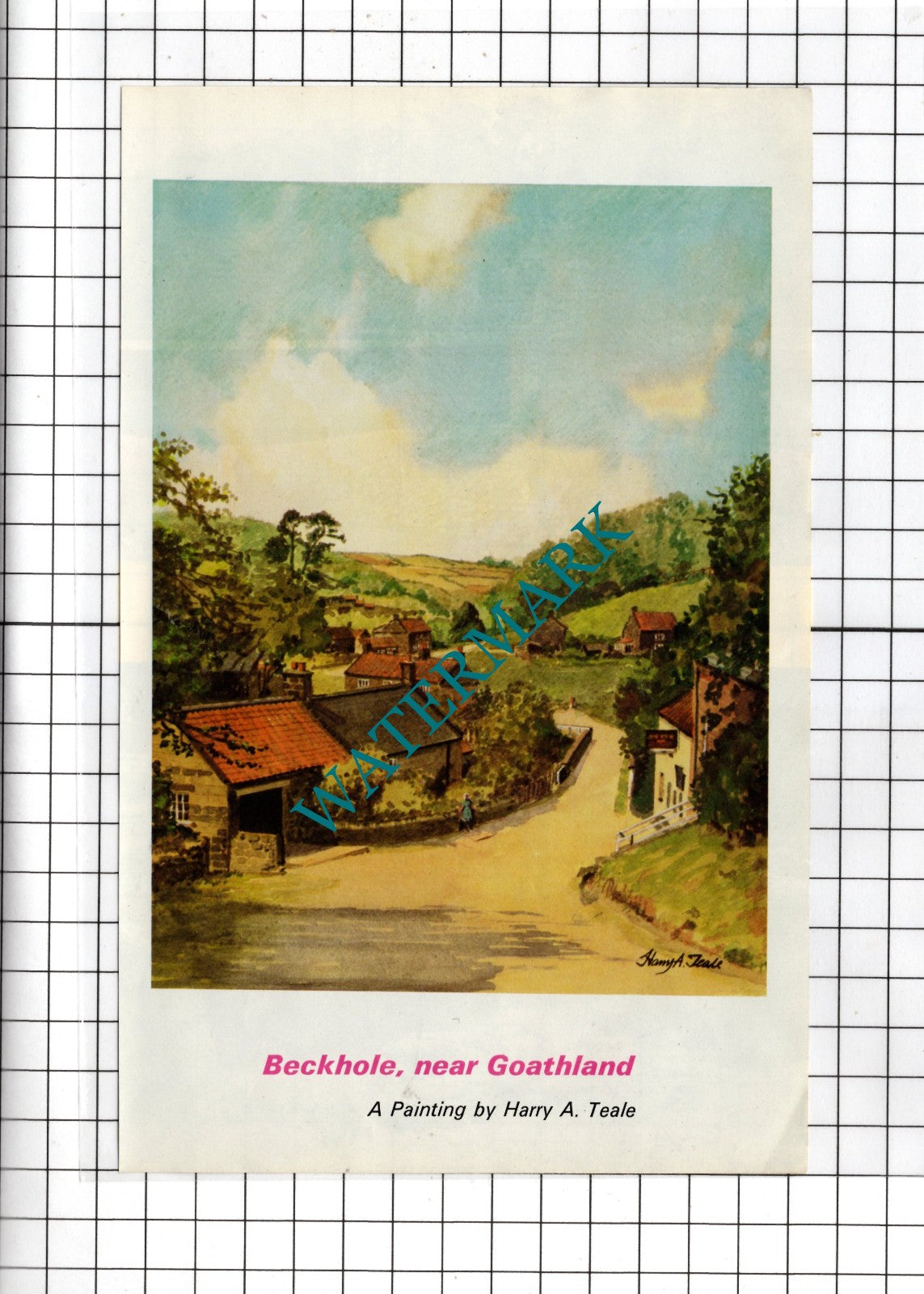 Beckhole Yorkshire - 1978 Clipping