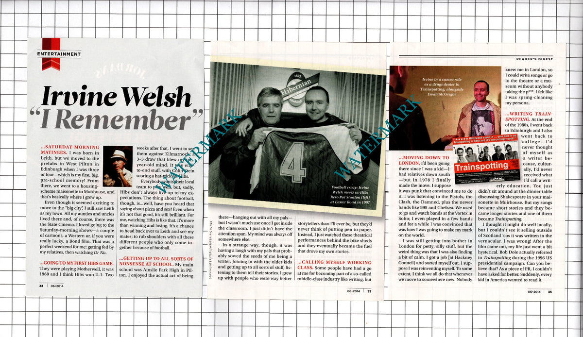 Irvine Welsh - 2014 Small Article