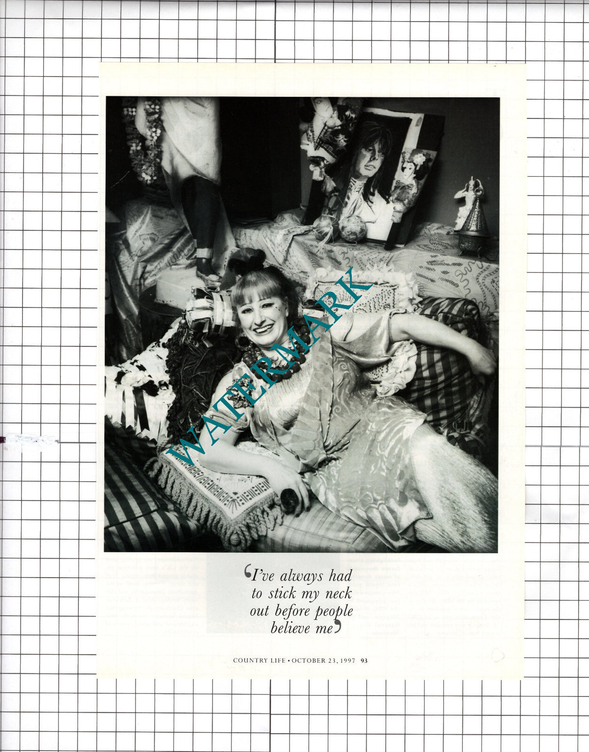 Zandra Rhodes Designer - 1997 Article