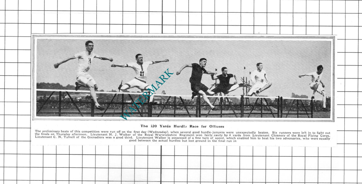 Lt H J Walker Royal Warwickshire Chinnery Royal Flying Corps - 1913 Clipping