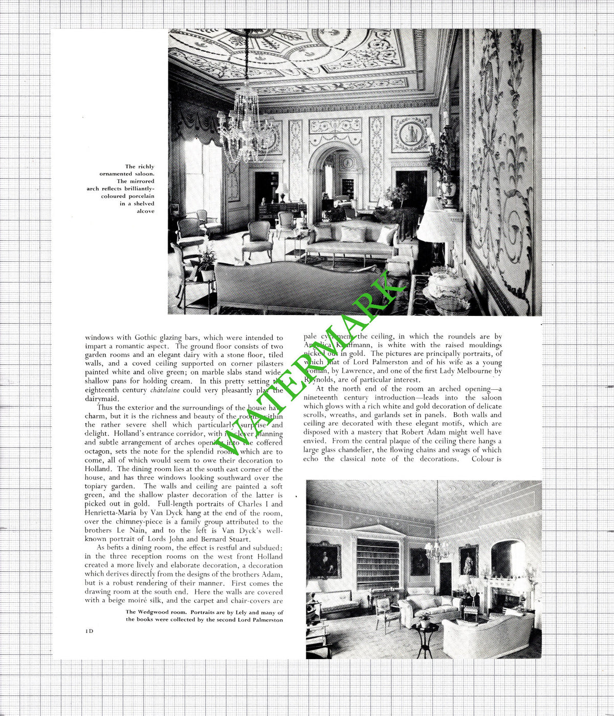 Broadlands Hampshire Earl and Countess Mountbatten Palmerston c.1956 Article