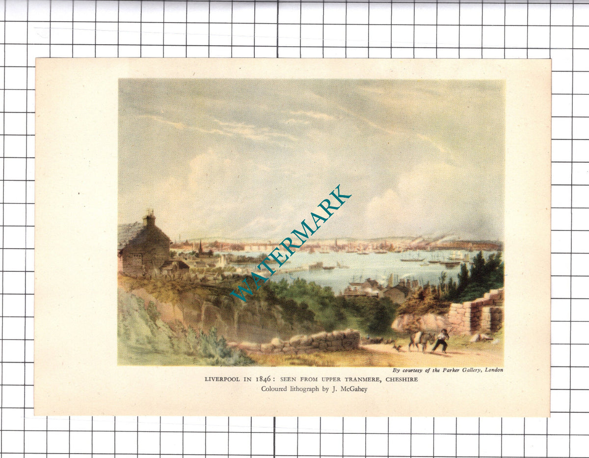 Liverpool - c.1945 Clipping / Print