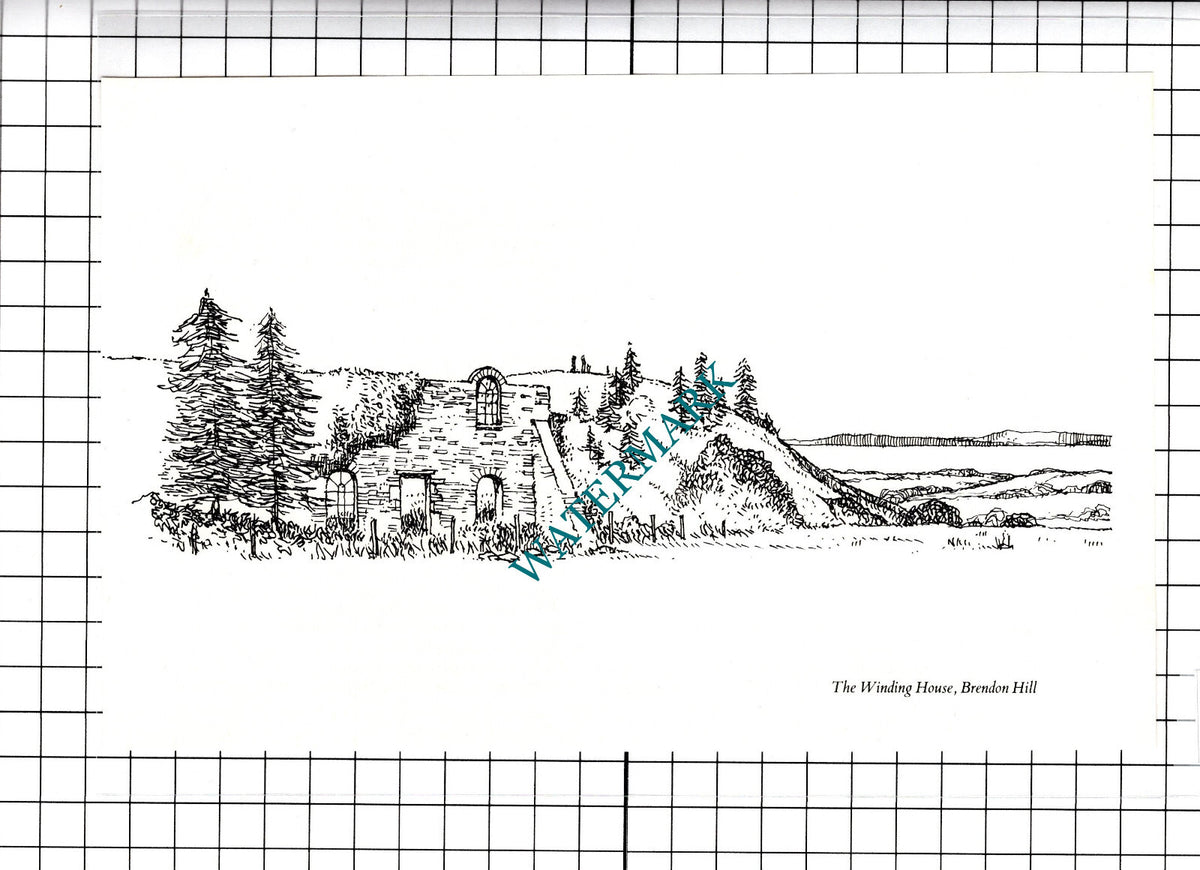 The Winding House Brendon Hill Somerset - 1980's Cutting / Print