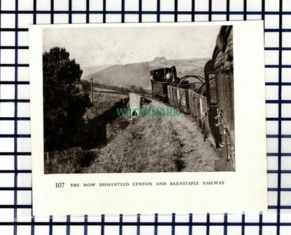 C6701) Lynton Barnstaple Railway / Snowdon Mountain Railway  -  1947 Cutting