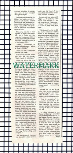 Hubert Chapman Epping Forest Walk Midsummer Night  - 1984 Article