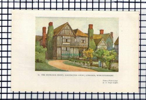 C3537) Eastington Court Longden Warwickshire - c.1949 Print