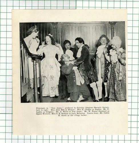 Guiseley Operatic Chaffer Sedman Alice Bell Sydney Howard Yeadon - 1937 Clipping